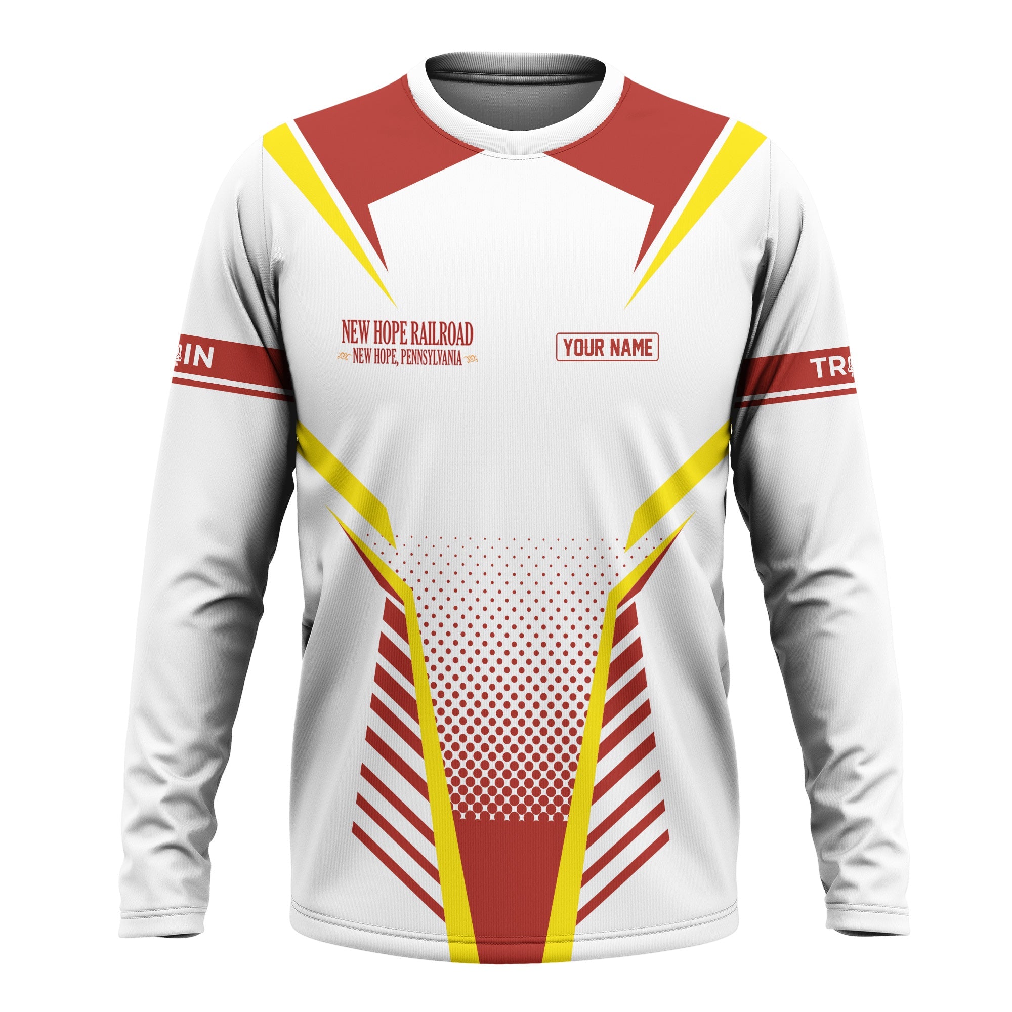 Railspirit Personalized New Hope Railroad Long Sleeve Shirt Unisex Train Shirt All Over Print