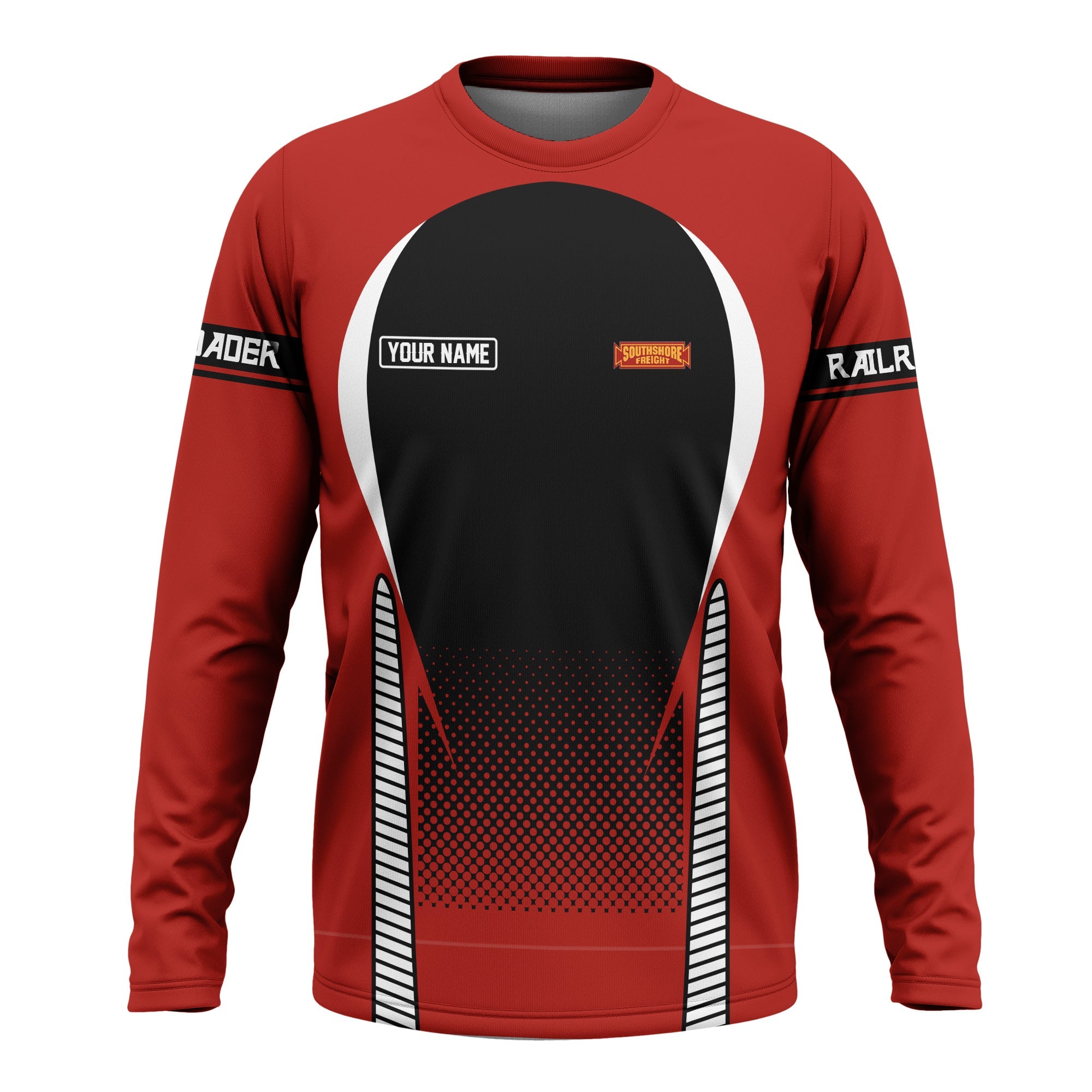 Railspirit Personalized Chicago South Shore and South Bend Railroad Long Sleeve Shirt Stress Is Caused By Not Having Enough Trains Shirt