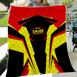 Railspirit Personalized Iowa Interstate Railroad Premium Quilts IAIS Strong Line Train Premium Quilts Gift Idea For Train Lover