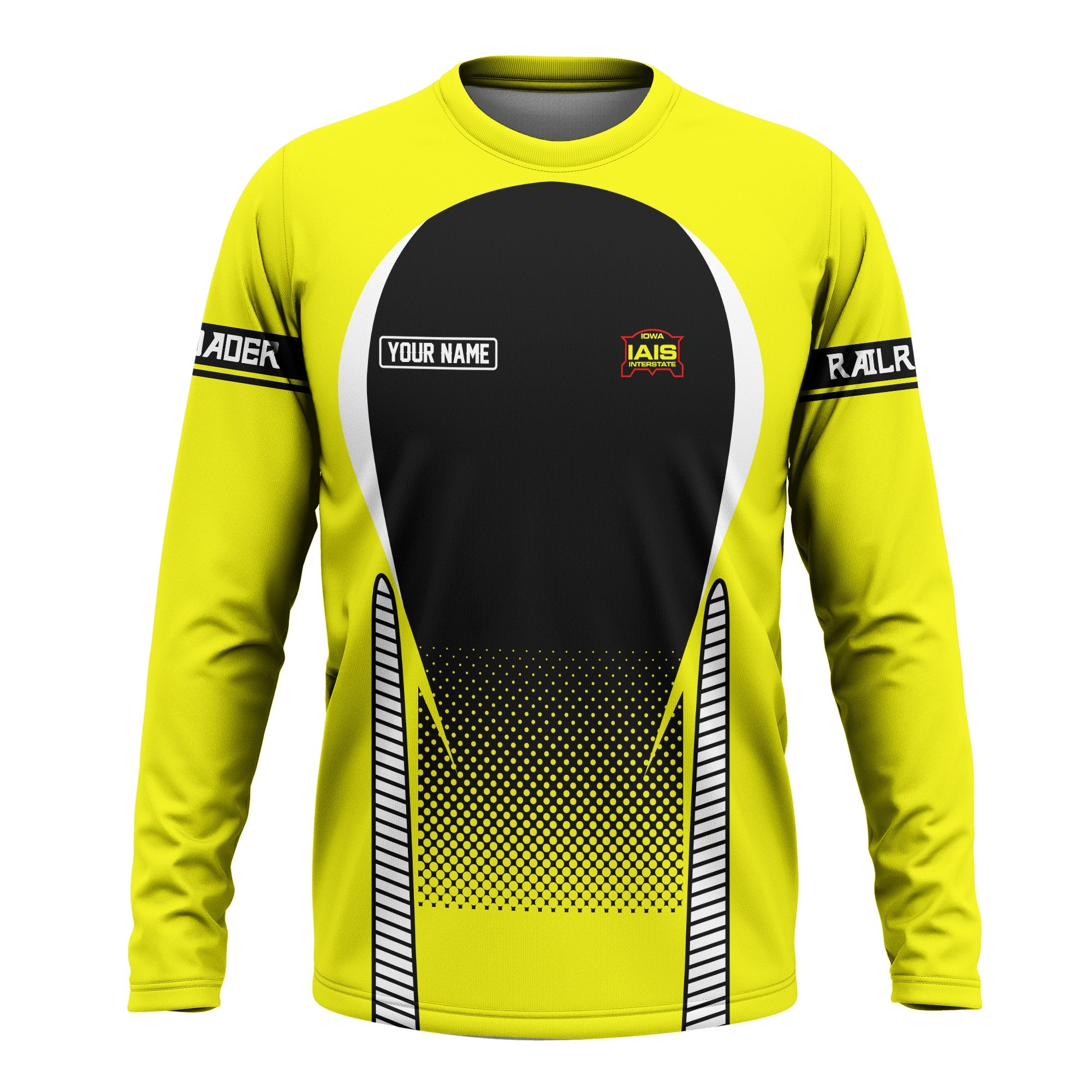 Railspirit Personalized Iowa Interstate Railroad Long Sleeve Shirt IAIS Stress Is Caused By Not Having Enough Trains Shirt