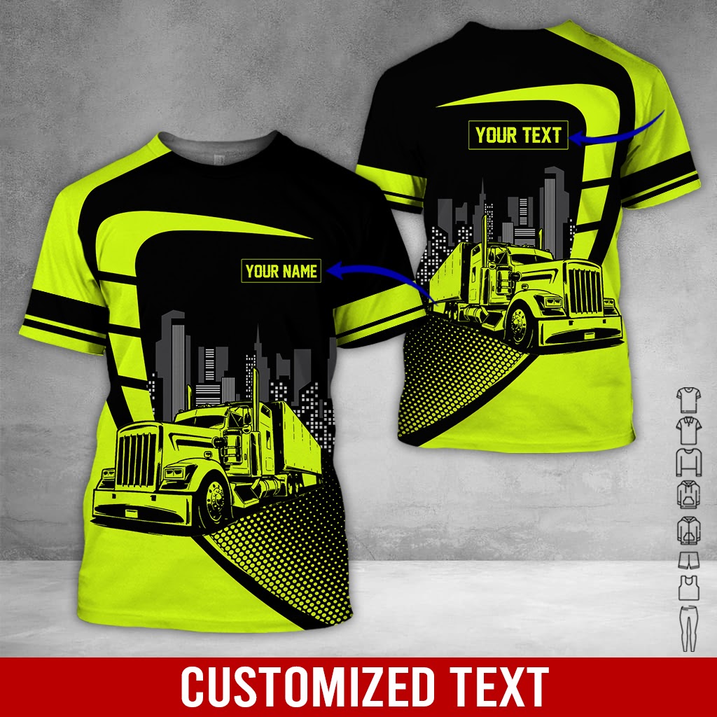 Custom Name Truck Driver Shirt, Vintage Style Shirt, Fun Gift For Brother, Boyfriend, Or Friend Who Is A Proud Trucker