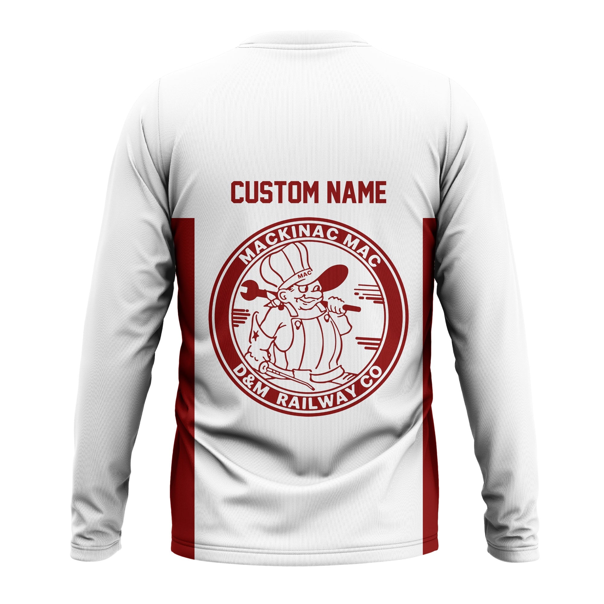 Railspirit Custom Name Detroit & Mackinac Railroad Long Sleeve Shirt Yes I Need All Those Train Printed Shirt