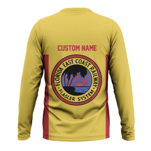 Railspirit Custom Name Florida East Coast Railway Long Sleeve Shirt Yes I Need All Those Train Printed Shirt