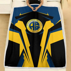 Railspirit Personalized Alaska Railroad Blanket Strong Line Train Blanket Gift Idea For Train Lover