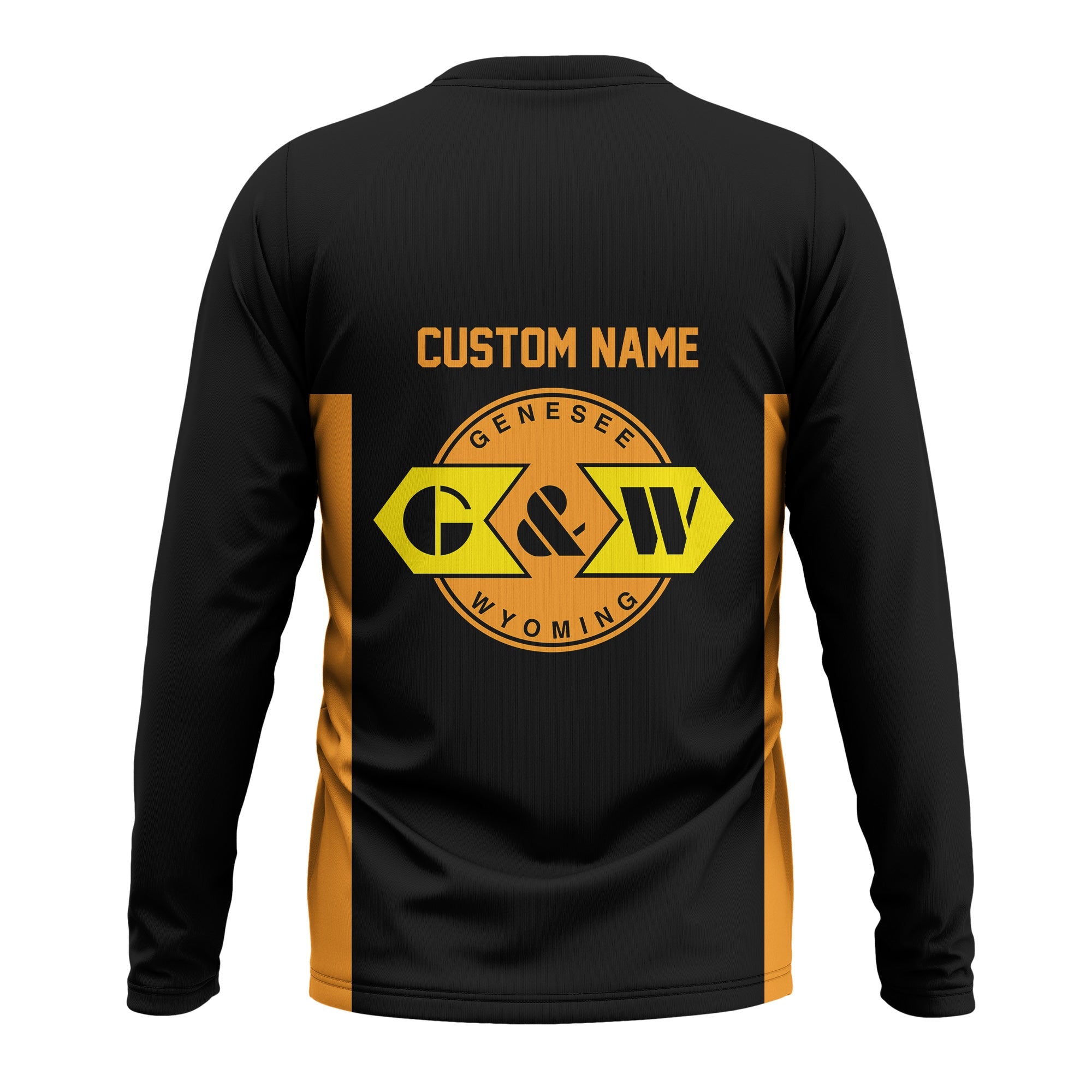 Railspirit Custom Name Genesee & Wyoming Inc. Railroad Long Sleeve Shirt Yes I Need All Those Train Printed Shirt