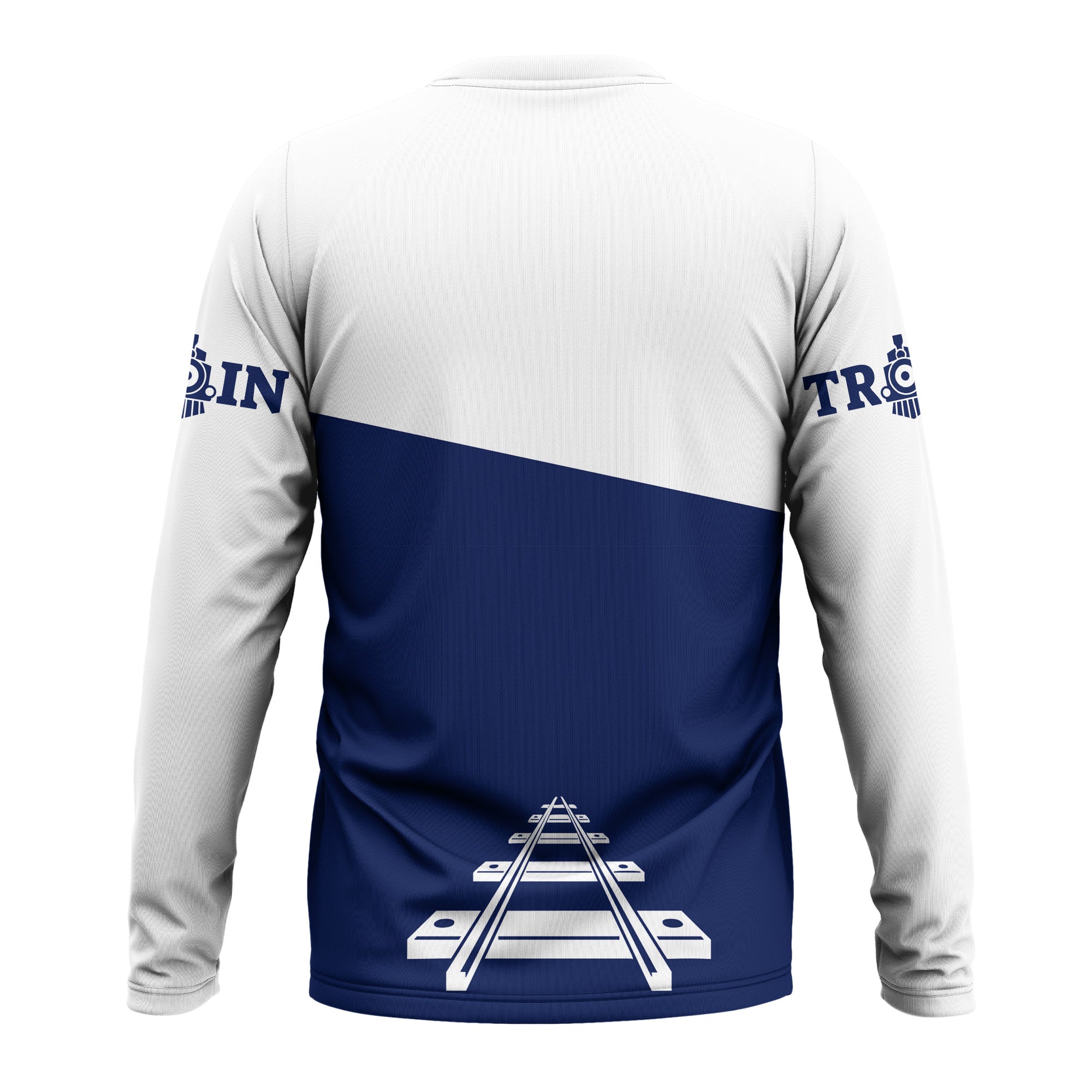 Railspirit Custom Name Baltimore and Ohio Railroad Long Sleeve Shirt One Track Mind B&O Printed Shirt