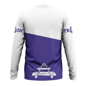 Railspirit Custom Name Southern Pacific Railroad Long Sleeve Shirt One Track Mind Printed Shirt