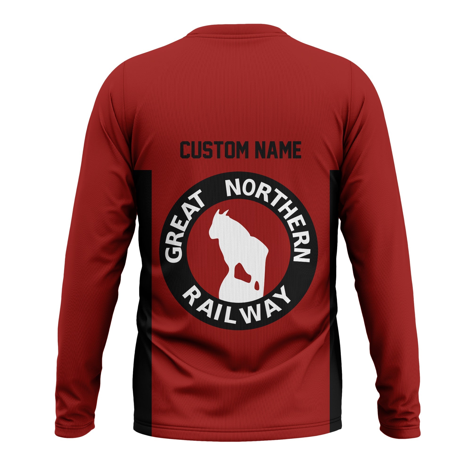 Railspirit Custom Name Great Northern Railway Long Sleeve Shirt Yes I Need All Those Train GNR Printed Shirt
