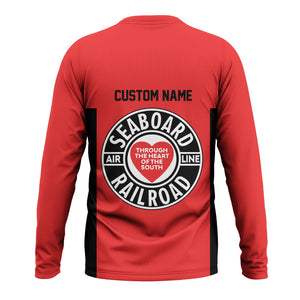 Railspirit Custom Name Seaboard Air Line Railroad Long Sleeve Shirt Yes I Need All Those Train Printed Shirt