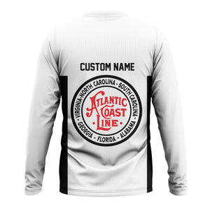 Railspirit Custom Name Atlantic Coast Line Railroad Long Sleeve Shirt Yes I Need All Those Train Printed Shirt
