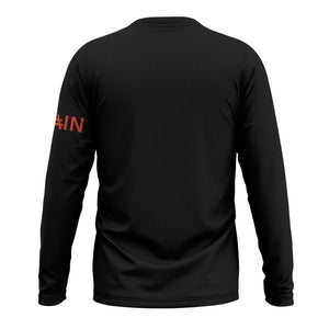 Railspirit Custom Name Chicago and North Western Railway Long Sleeve Shirt Railroad Crossing Sign Printed Train Shirt