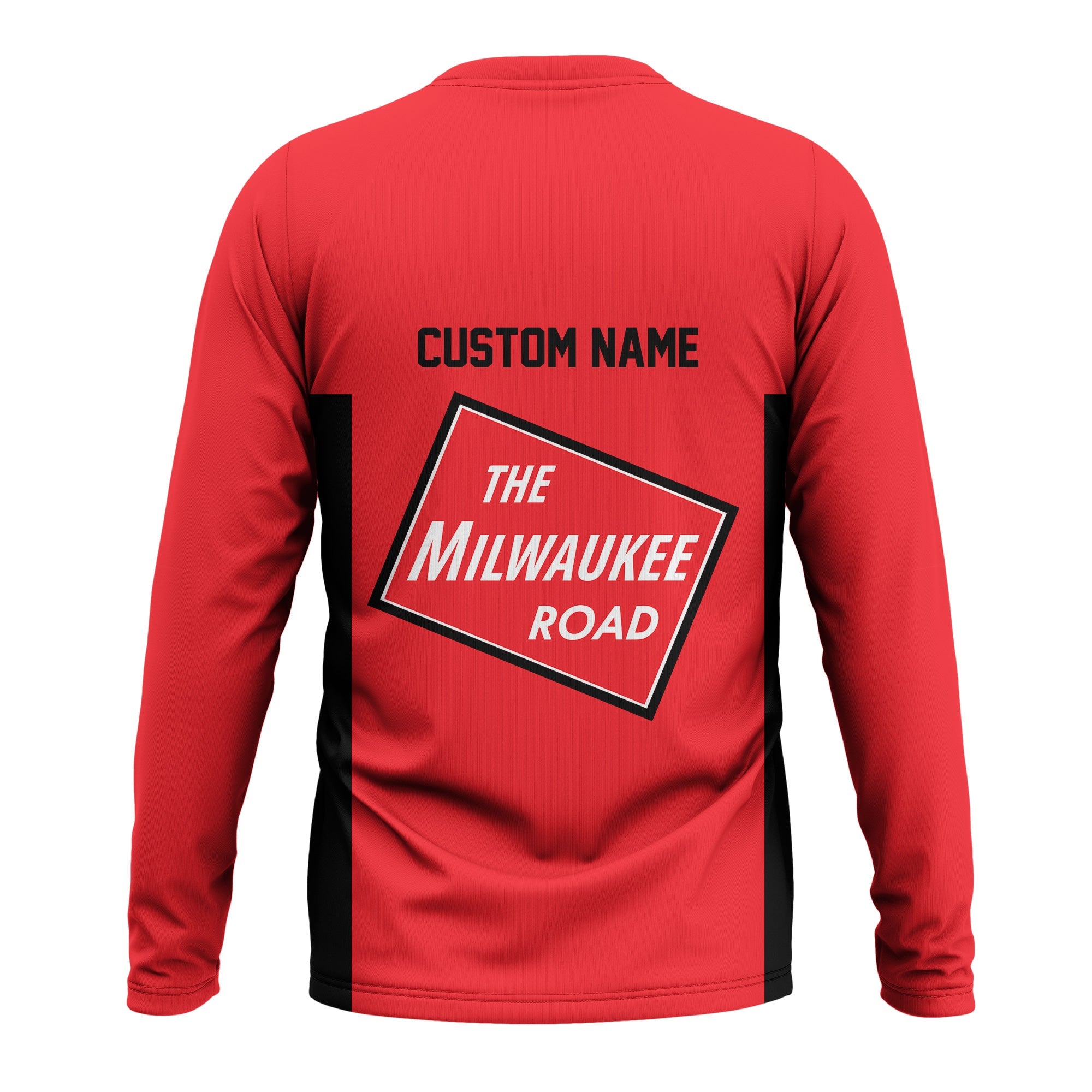 Railspirit Custom Name Chicago, Milwaukee, St. Paul and Pacific Railroad Long Sleeve Shirt Yes I Need All Those Train Milwaukee Road Printed Shirt