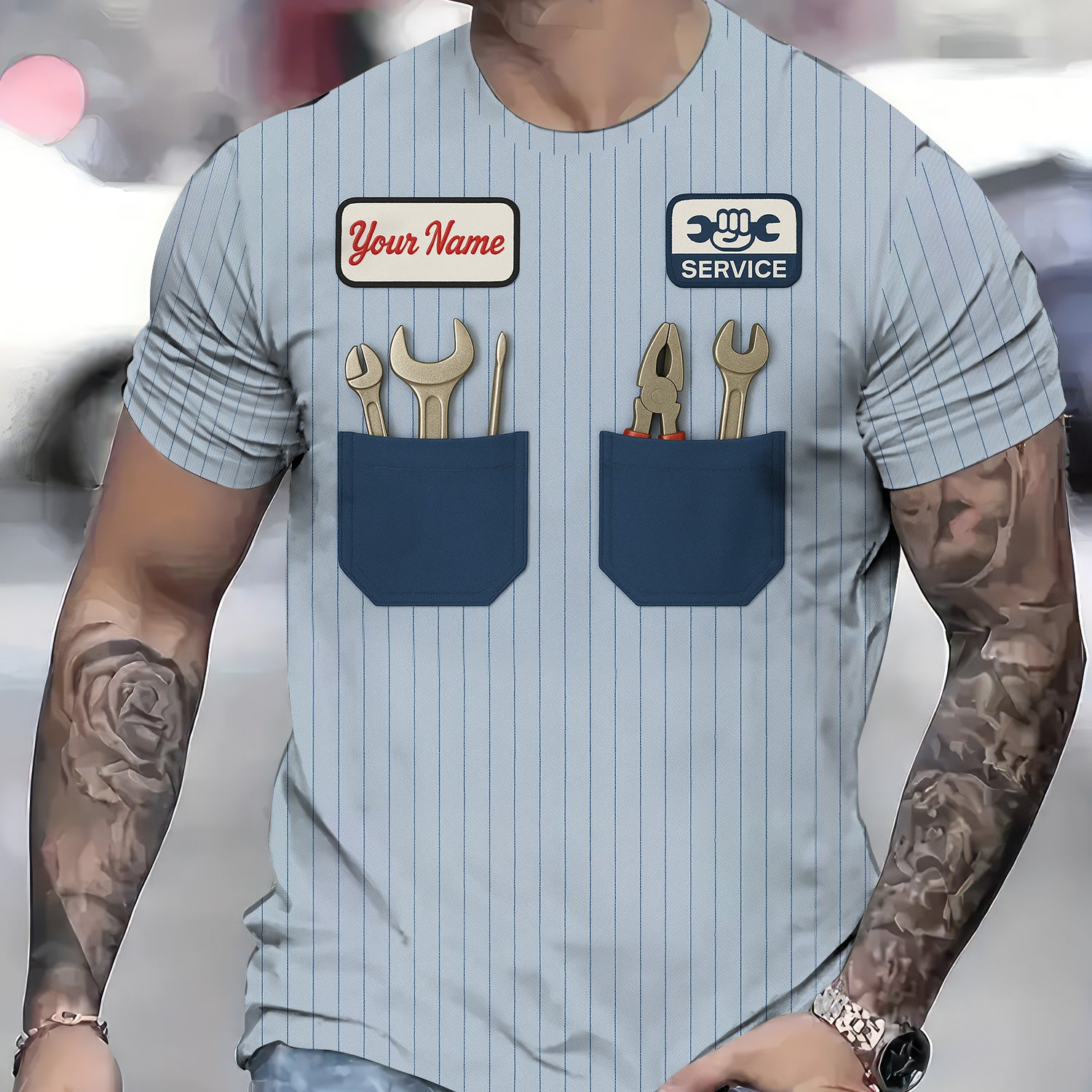 Funny Mechanic Hourly Rate Shirt for Men Auto Repair Garage Workwear Tee Cool Car Enthusiast Gift Wrench Quote T-Shirt for Mechanics