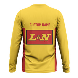 Railspirit Custom Name Louisville and Nashville Railroad Long Sleeve Shirt Yes I Need All Those Train L&N Printed Shirt