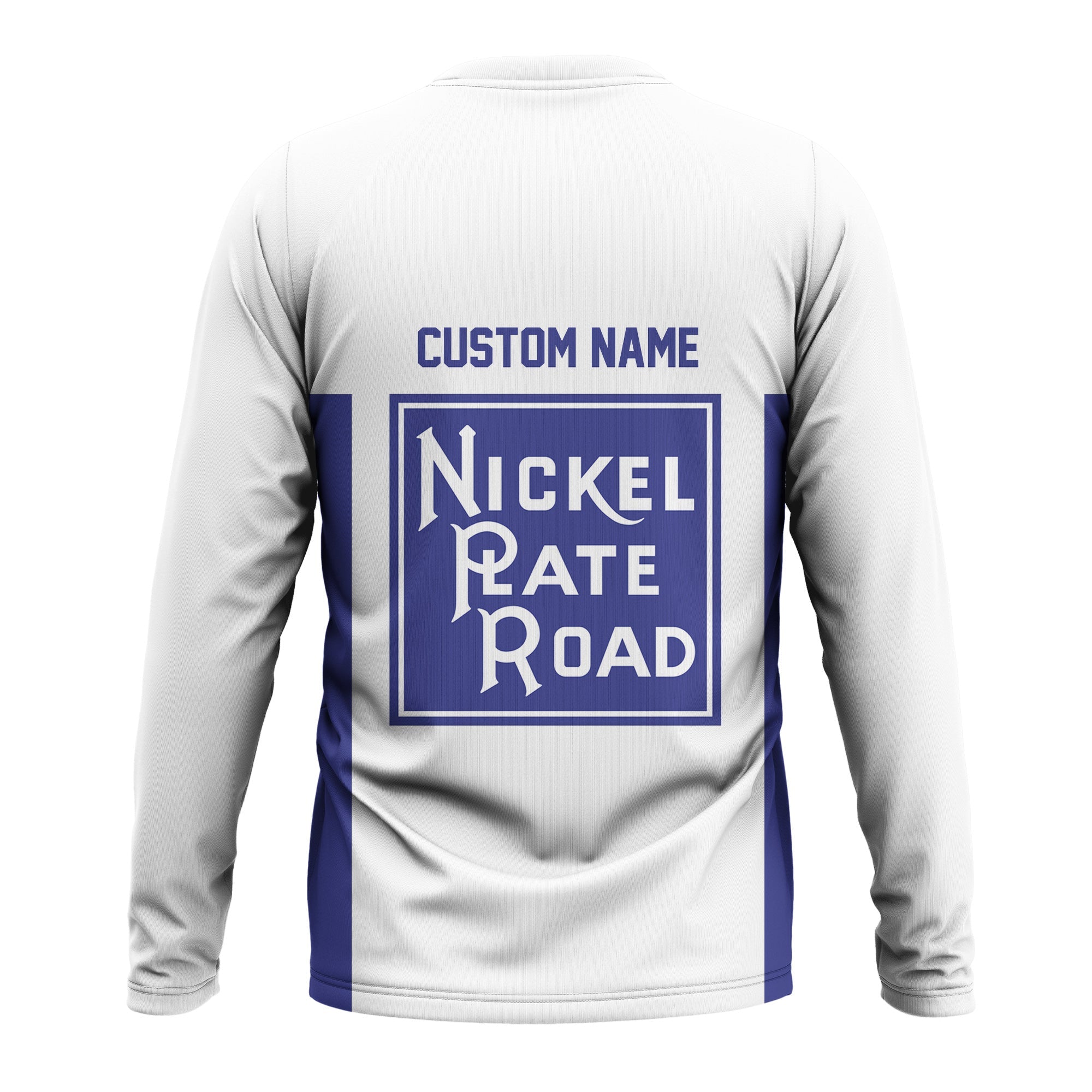 Railspirit Custom Name New York, Chicago and St. Louis Railroad Long Sleeve Shirt Yes I Need All Those Train Nickel Plate Road Printed Shirt