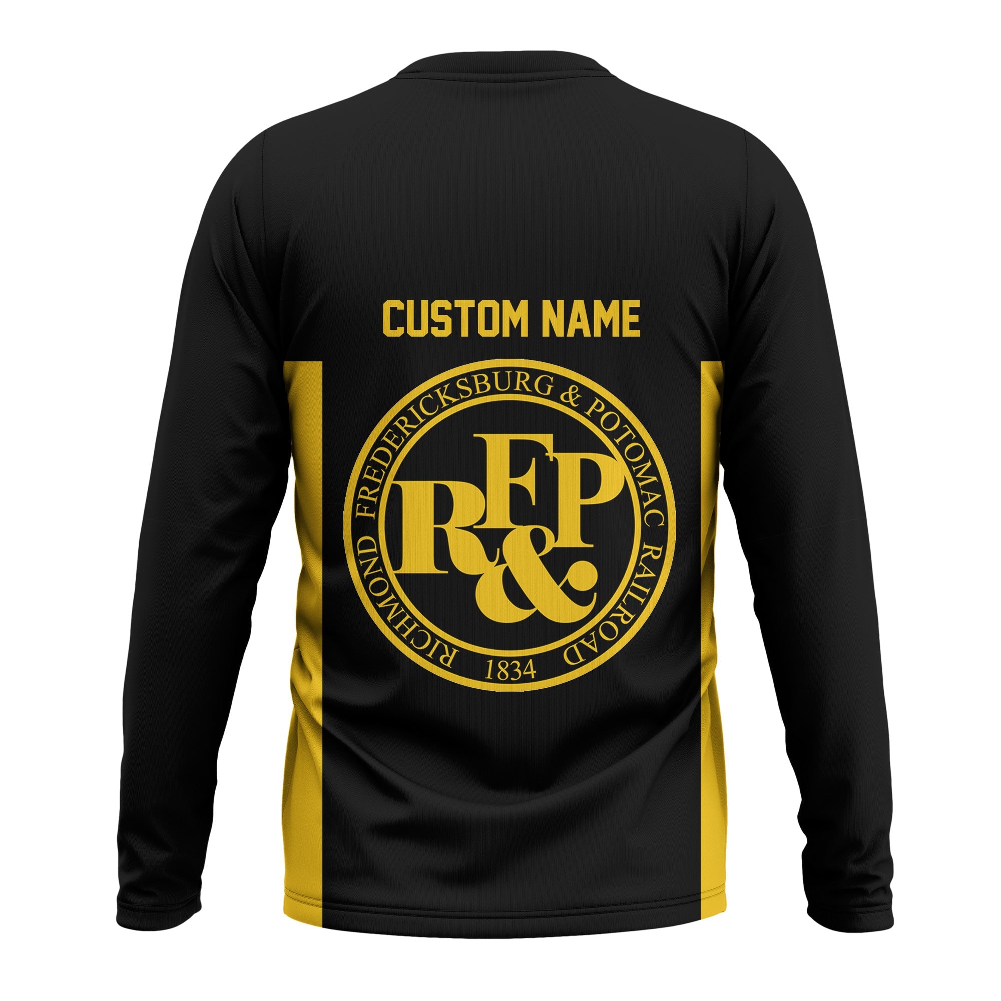 Railspirit Custom Name Richmond, Fredericksburg And Potomac Railroad Long Sleeve Shirt Yes I Need All Those Train Printed Shirt