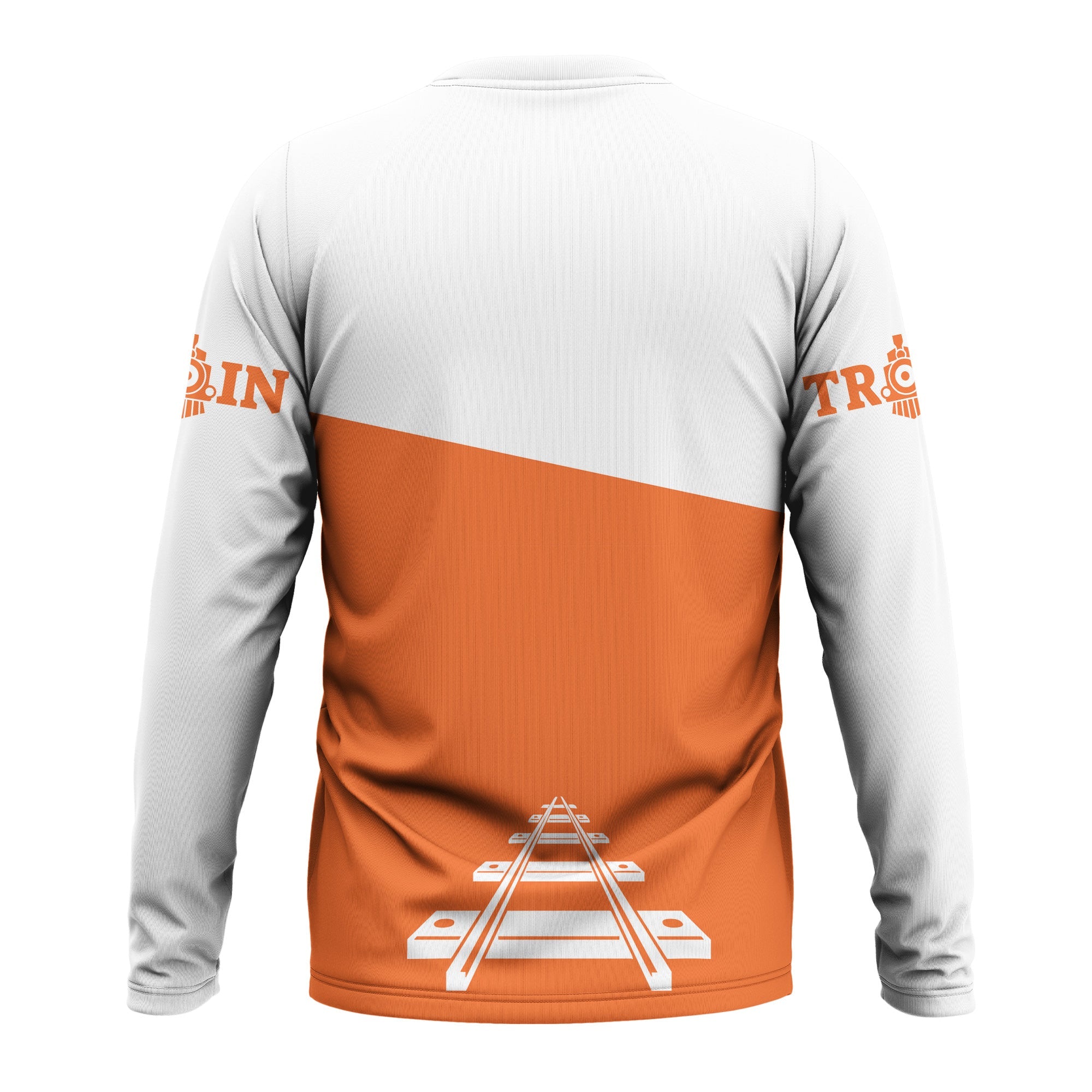 Railspirit Custom Name Wheeling And Lake Erie Railroad Long Sleeve Shirt One Track Mind Printed Shirt