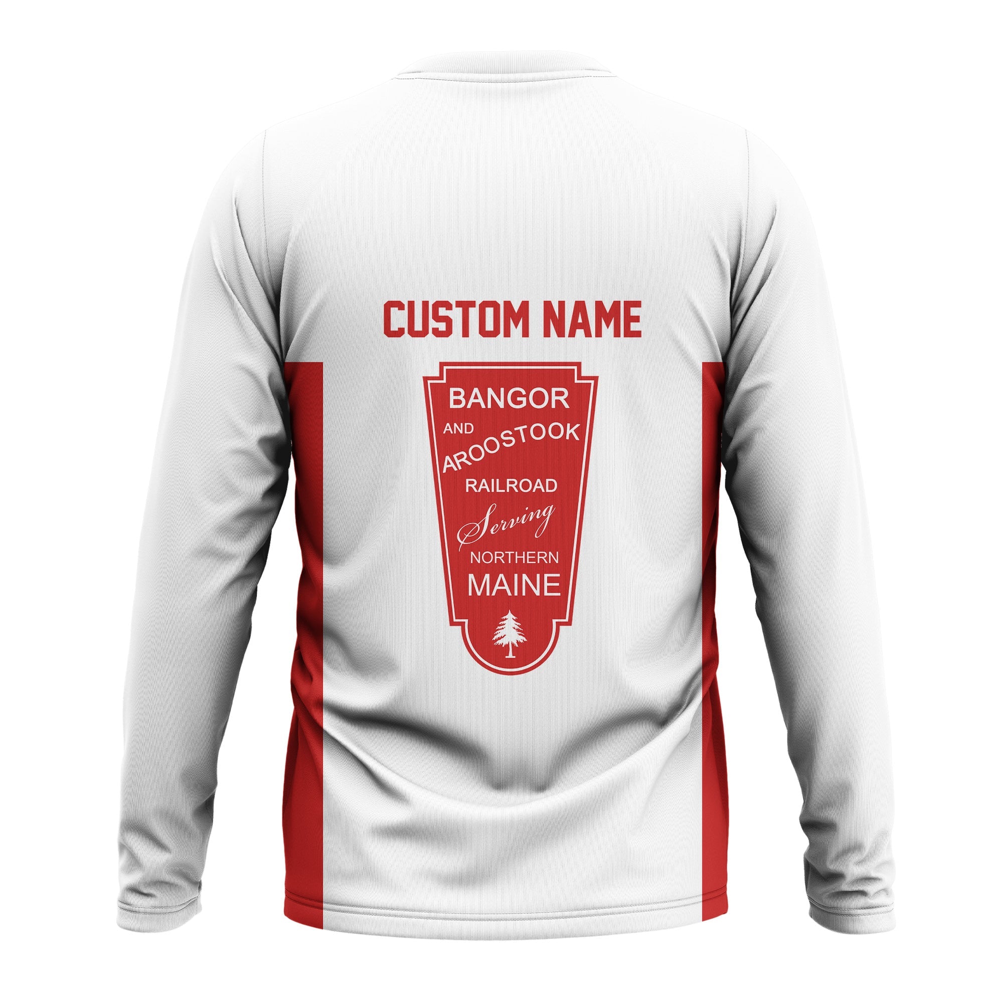 Railspirit Custom Name Bangor And Aroostook Railroad Long Sleeve Shirt Yes I Need All Those Train Printed Shirt