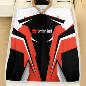 Railspirit Personalized Bristish Railway Blanket Strong Line Train Blanket Gift Idea For Train Lover
