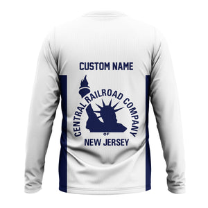Railspirit Custom Name Jersey Central Railroad Long Sleeve Shirt Yes I Need All Those Train Printed Shirt