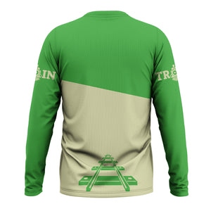 Railspirit Custom Name Virginia & Truckee Railroad Long Sleeve Shirt One Track Mind Printed Shirt