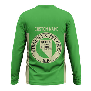 Railspirit Custom Name Virginia & Truckee Railroad Long Sleeve Shirt Yes I Need All Those Train Printed Shirt