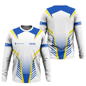 Railspirit Personalized Long Island Railroad Long Sleeve Shirt Unisex Train Shirt All Over Print