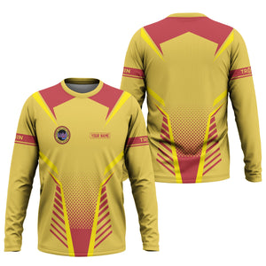 Railspirit Personalized Florida East Coast Railway Long Sleeve Shirt Unisex Train Shirt All Over Print