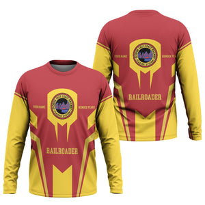 Railspirit Personalized Florida East Coast Railway Long Sleeve Shirt Custom Year Railroader Shirt Gift Idea For Train Lover