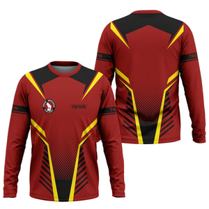 Railspirit Personalized Great Northern Railway Long Sleeve Shirt Unisex GNR Train Shirt All Over Print