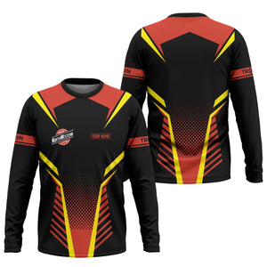 Railspirit Personalized Chicago and North Western Railway Long Sleeve Shirt Unisex Train Shirt All Over Print