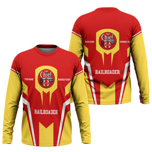 Railspirit Personalized The Chief Santa Fe Railroad Long Sleeve Shirt Custom Year Railroader Shirt Gift Idea For Train Lover