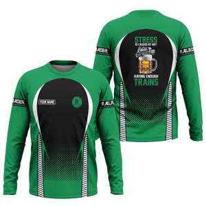 Railspirit Personalized Pittsburgh And Lake Erie Railroad Long Sleeve Shirt Train Long Sleeve Shirt Gift Idea For Train Lover