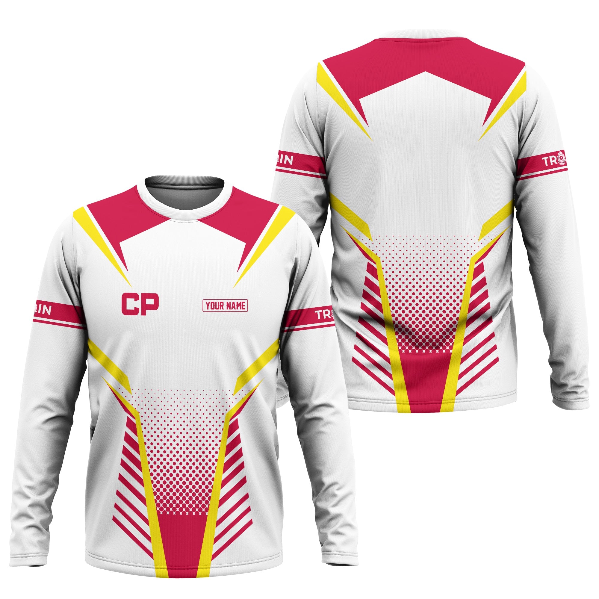 Railspirit Personalized Canadian Pacific Railroad Long Sleeve Shirt Unisex Train Shirt All Over Print