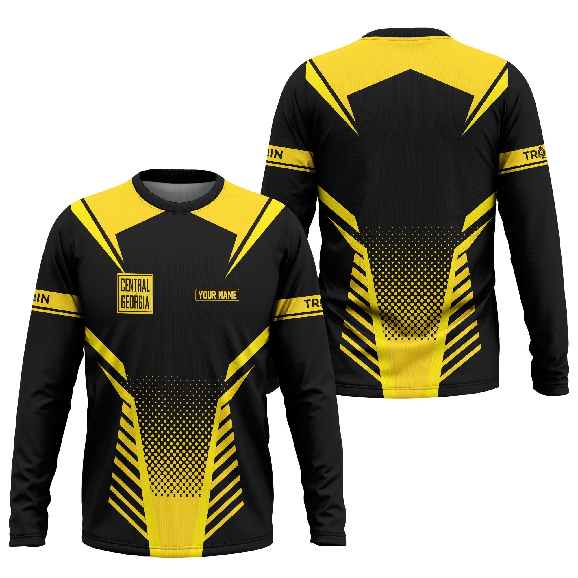 Railspirit Personalized Central of Georgia Railway Long Sleeve Shirt Unisex Train Shirt All Over Print