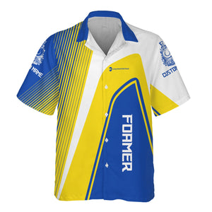 Railspirit Personalized Long Island Railroad Hawaiian Shirt Vibrant Striking Style Shirt For Rail Enthusiasts