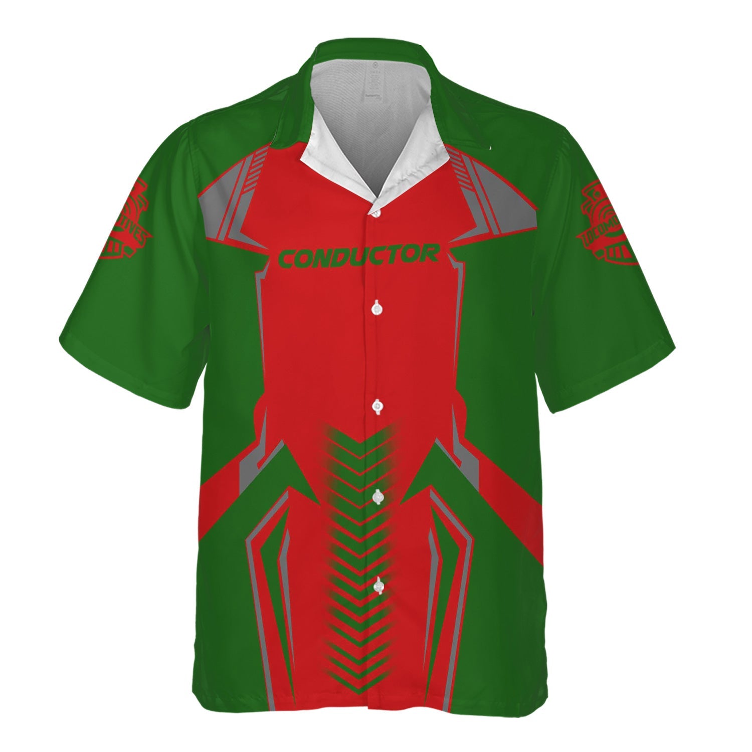 Railspirit Personalized Elgin Joliet And Eastern Railroad Hawaiian Shirt Standout Style with Custom Position Train Shirt