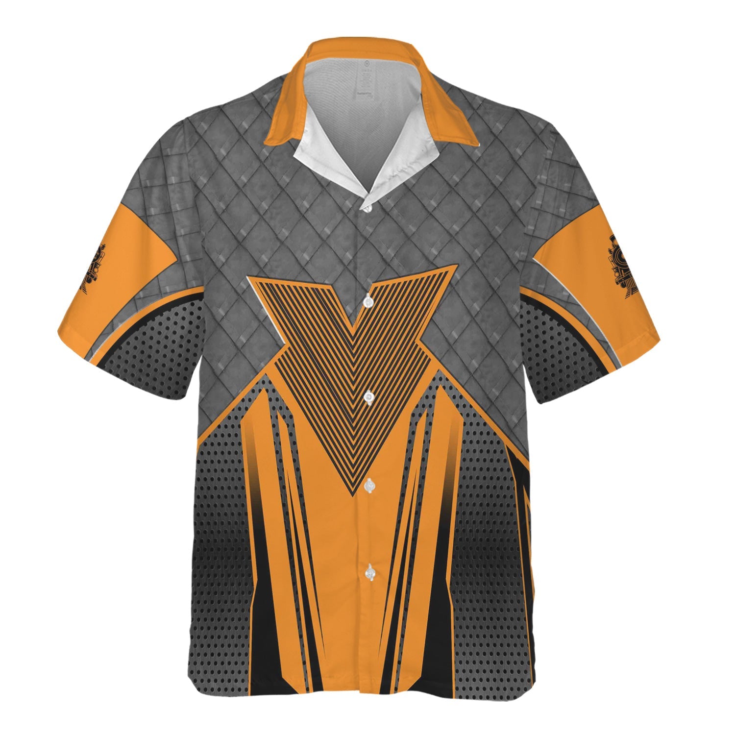 Railspirit Personalized Genesee & Wyoming Inc. Railroad Hawaiian Shirt Rugged Steel Vibes Train Shirt All Over Print