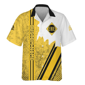 Railspirit Personalized Erie Railroad Hawaiian Shirt All Over Printed Unisex Shirt