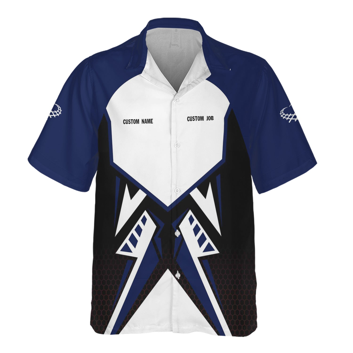 Railspirit Personalized Baltimore and Ohio Railroad Hawaiian Shirt Vibriant Style with Custom Position B&O Train Shirt