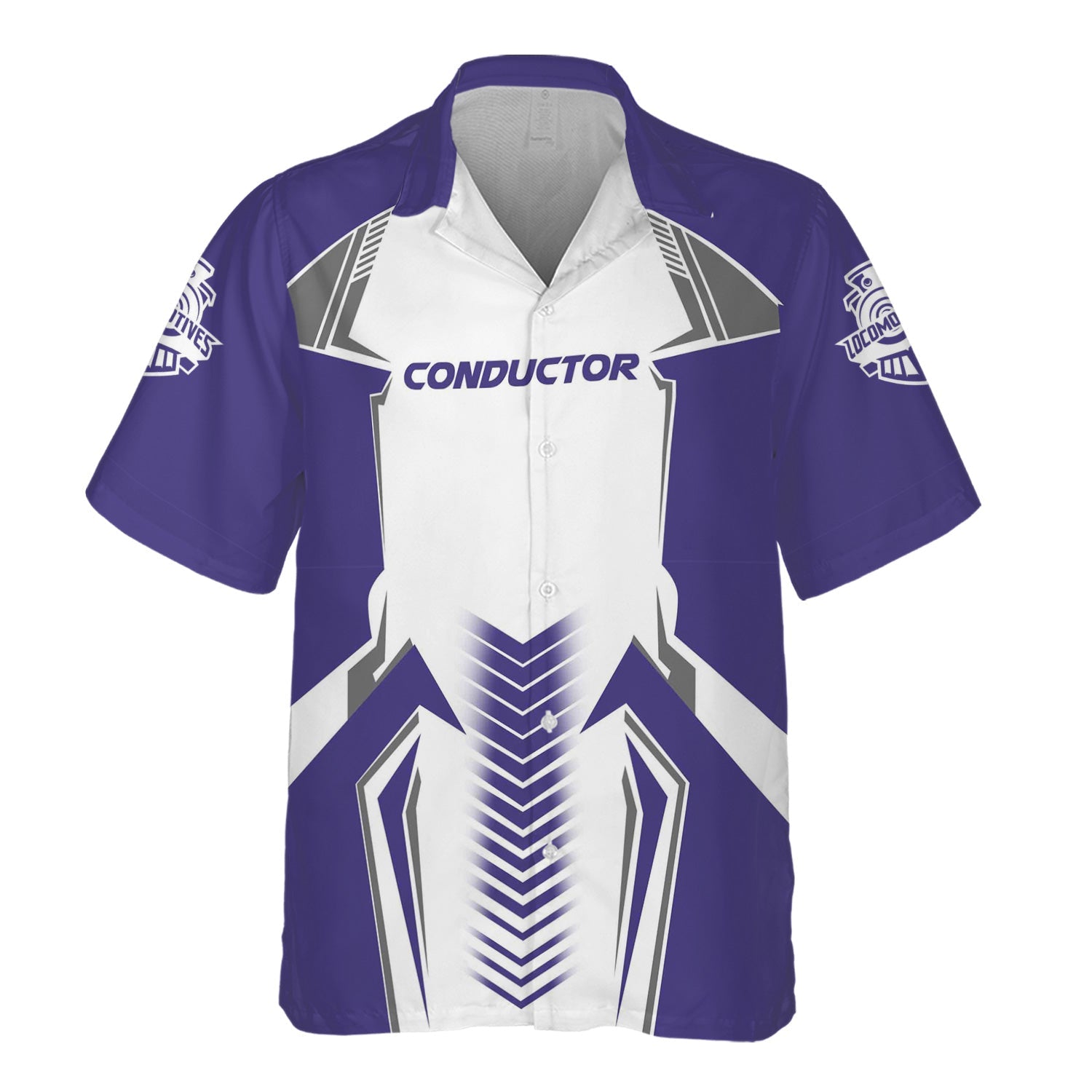 Railspirit Personalized Southern Pacific Railroad Hawaiian Shirt Standout Style with Custom Position Train Shirt