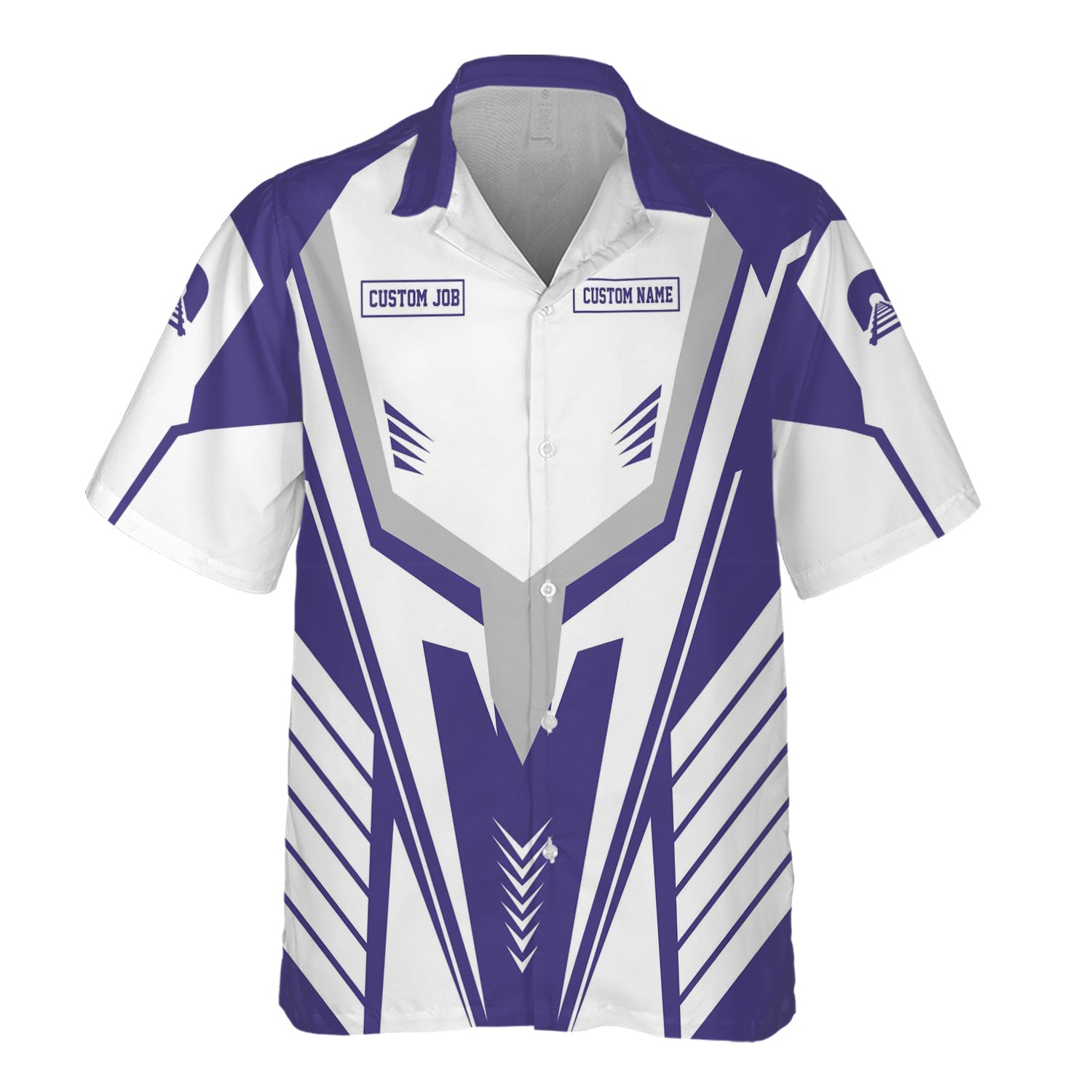 Railspirit Personalized Southern Pacific Railroad Hawaiian Shirt Workwear-Inspired with Custom Position Train Shirt