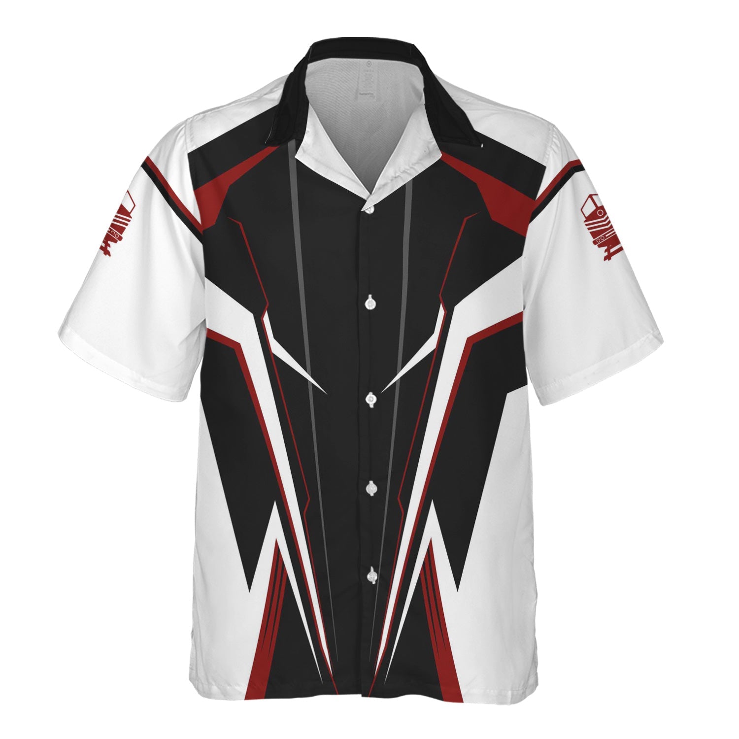 Railspirit Personalized Great Northern Railway Hawaiian Shirt Lightning-Edge Design GNR Train Shirt For Railroad Lovers