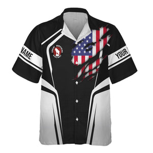 Railspirit Personalized Great Northern Railway Hawaiian Shirt American Eagle Vintage Train GNR Shirt