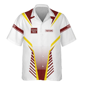 Railspirit Personalized Delaware, Lackawanna and Western Railroad Hawaiian Shirt Unisex DL&W Train Shirt All Over Print