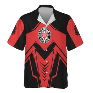 Railspirit Personalized Seaboard Air Line Railroad Hawaiian Shirt Railway Trainspotter Style Shirt Gift Idea For Foamers