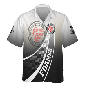 Railspirit Personalized Atlantic Coast Line Railroad Hawaiian Shirt Railway-Themed Style Shirt Gift Idea For Trainspotter