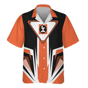 Railspirit Illinois Central Railroad Hawaiian Shirt Bold Graphic Style All Over Printed Shirt