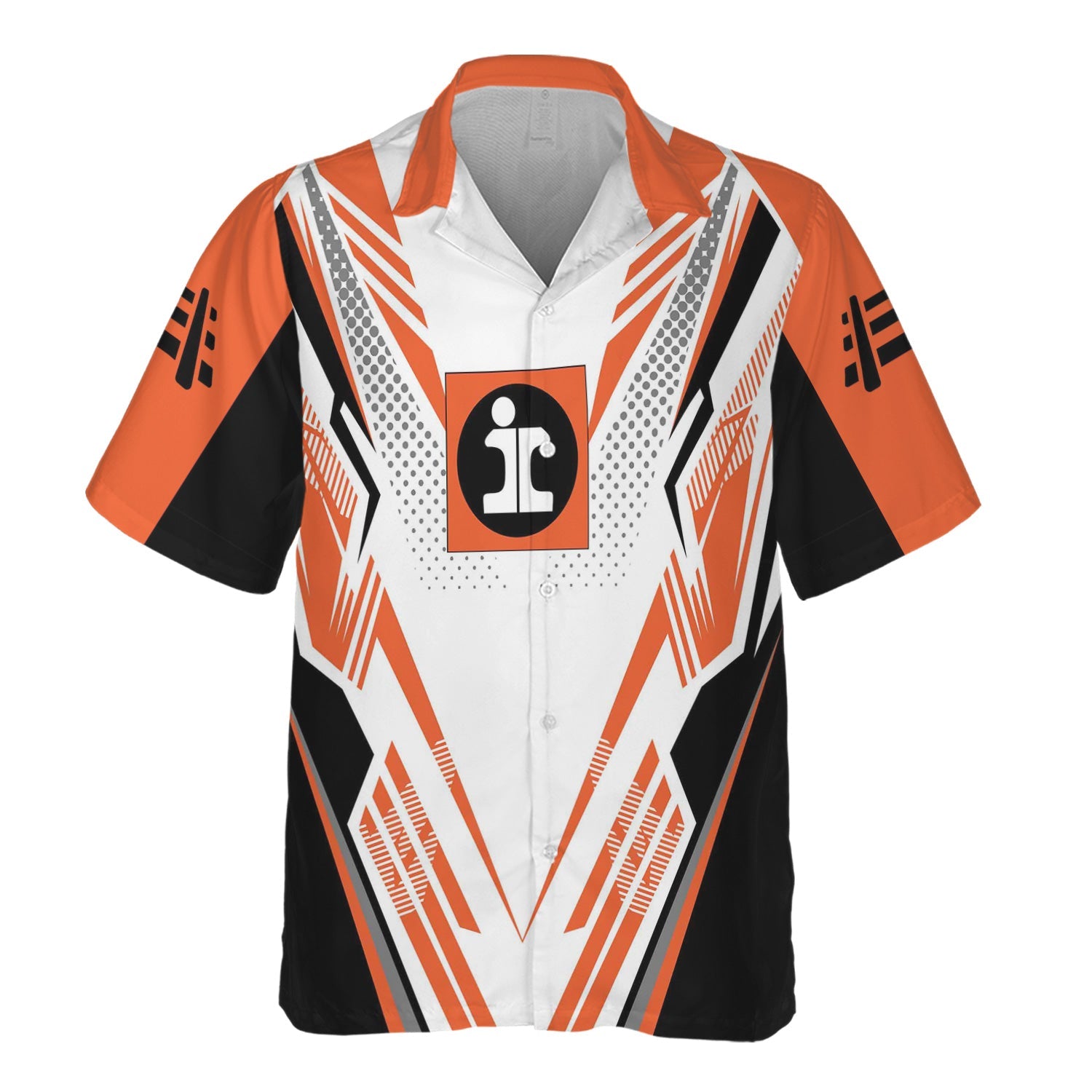 Railspirit Personalized Illinois Central Railroad Hawaiian Shirt Railroad Tribute Design Train Shirt for Train Lovers