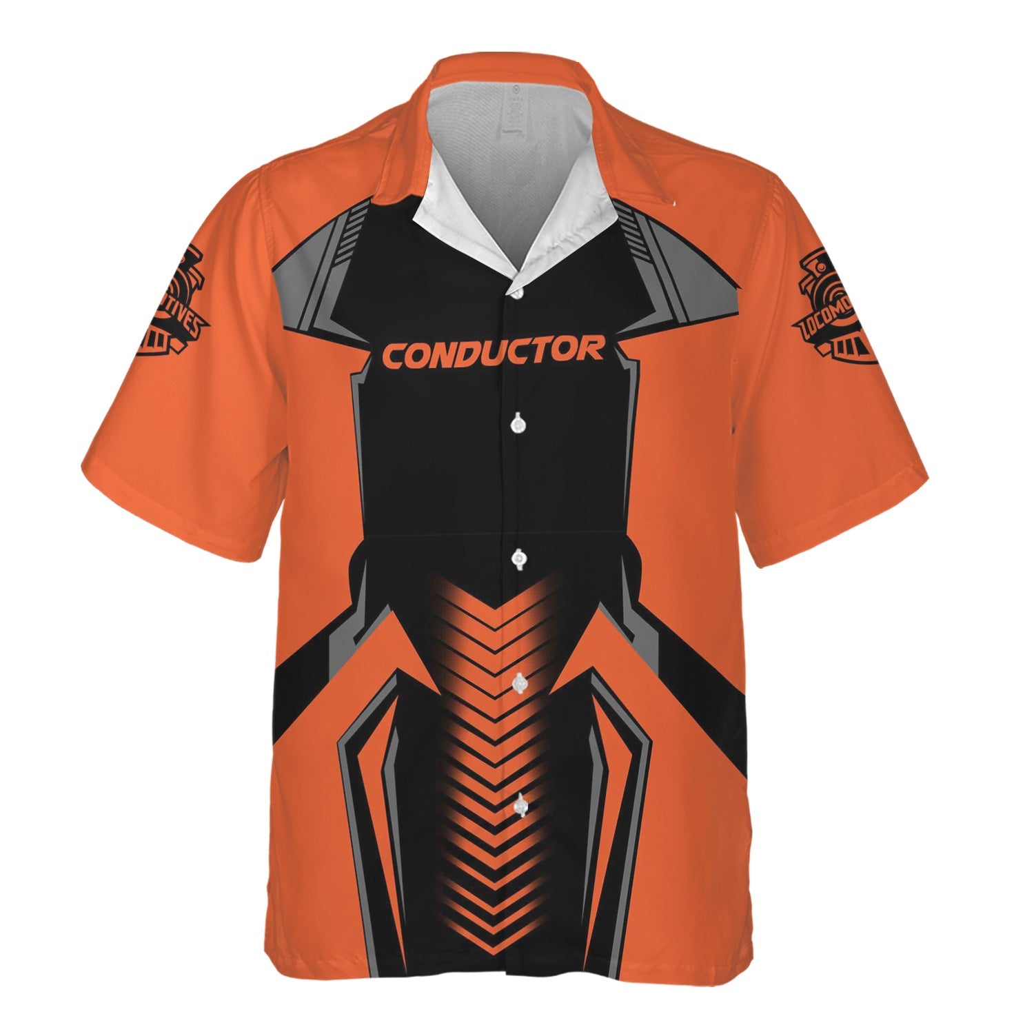 Railspirit Personalized Illinois Central Railroad Hawaiian Shirt Standout Style with Custom Position Train Shirt